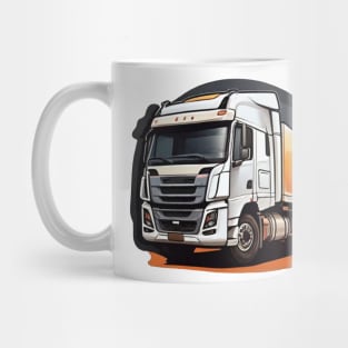 Truck Trucking Vintage Established Road Farming Car Mug